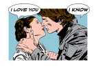 Star Wars Classic Comic Quote Leia Han