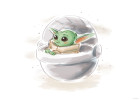 Star Wars Mandalorian The Child Sweet Color