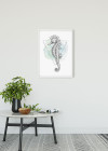 Sea Horse Watercolor