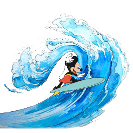 Mickey Surfing - Disney Mickey Wave | Komar®