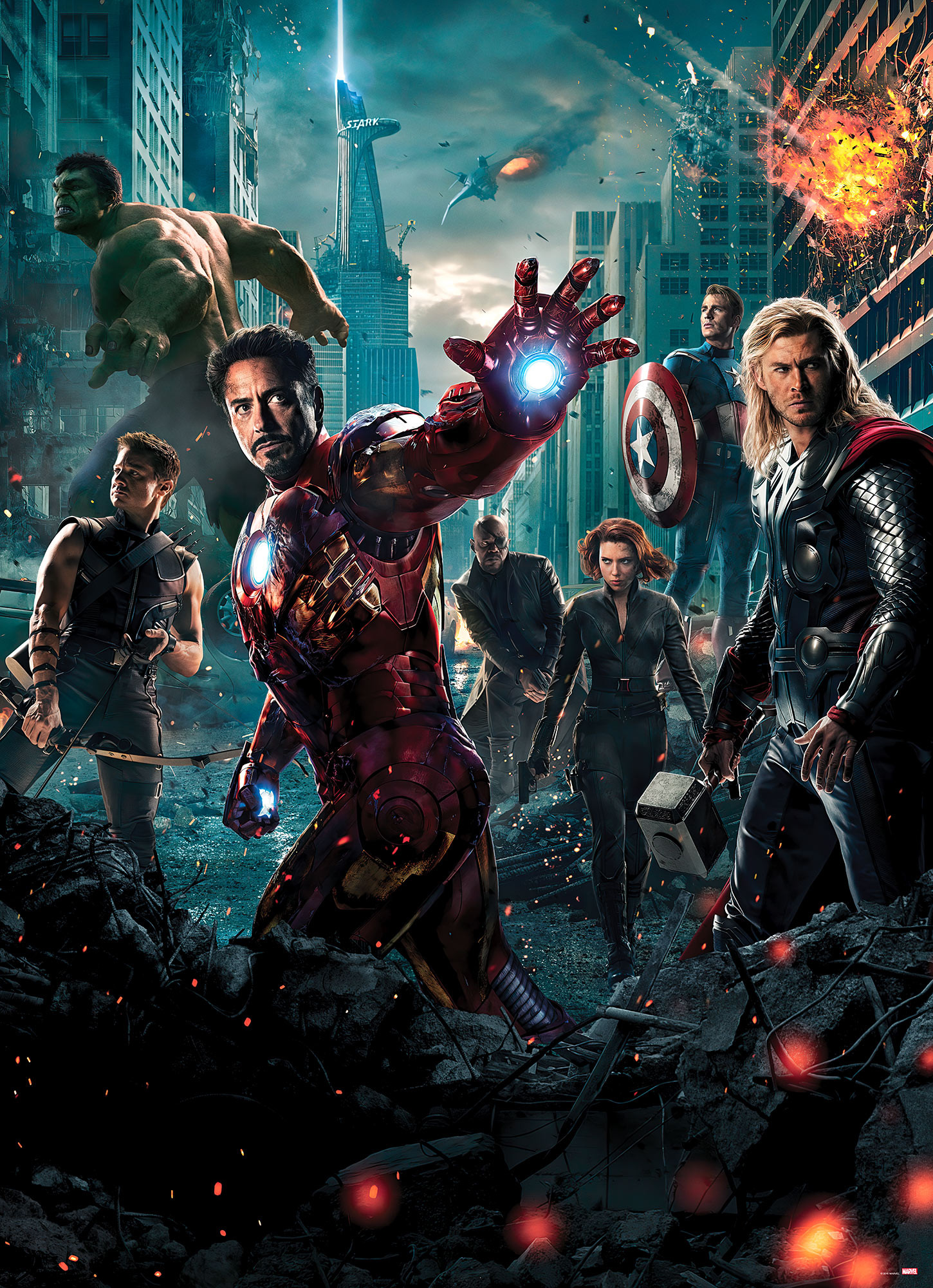 Photomurals  Photomural on paper Avengers Movie Poster by Komar®