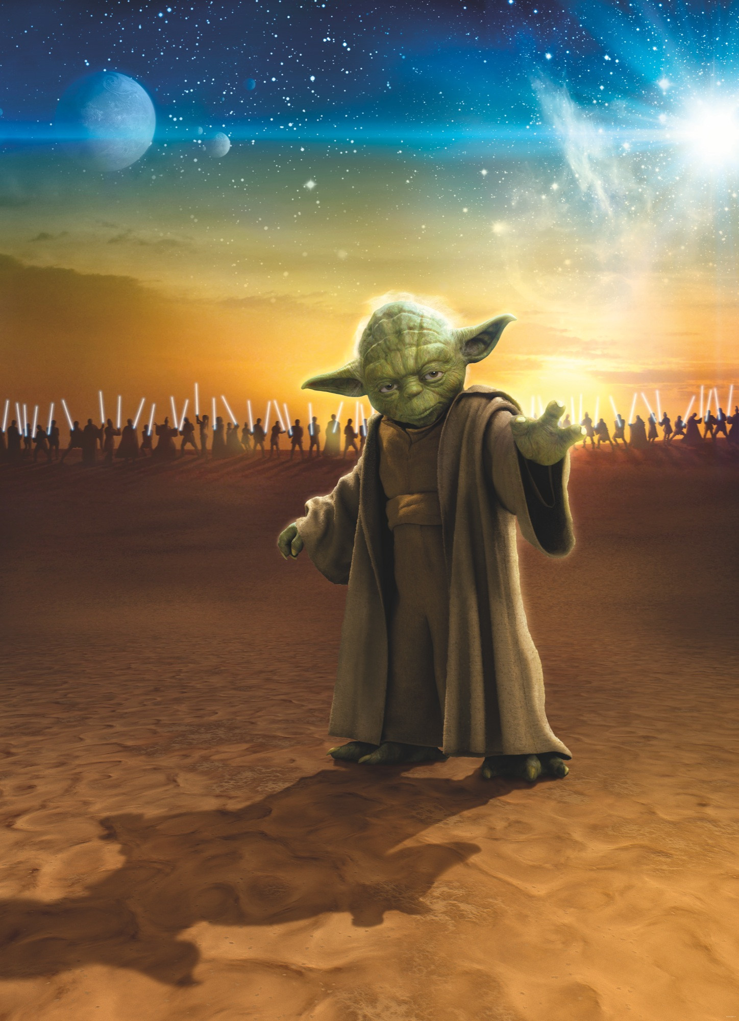 Photomurals  Digital print photomural Star Wars Master Yoda by