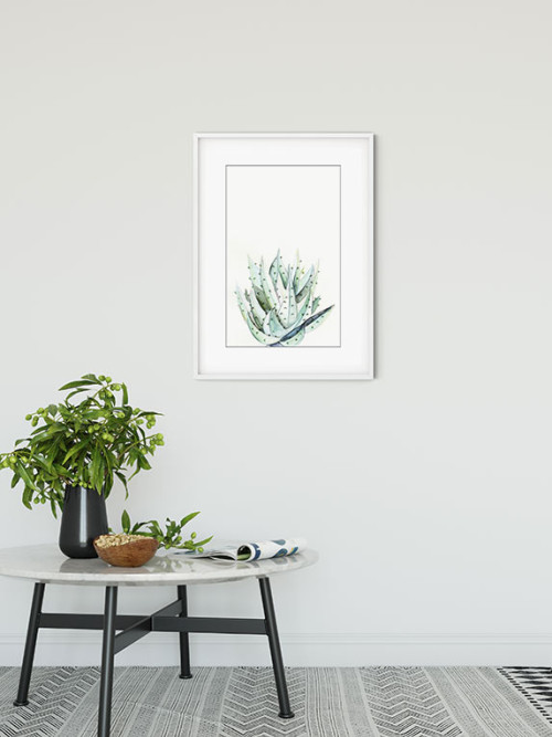 Aloe Watercolor - Slider Item - View 1