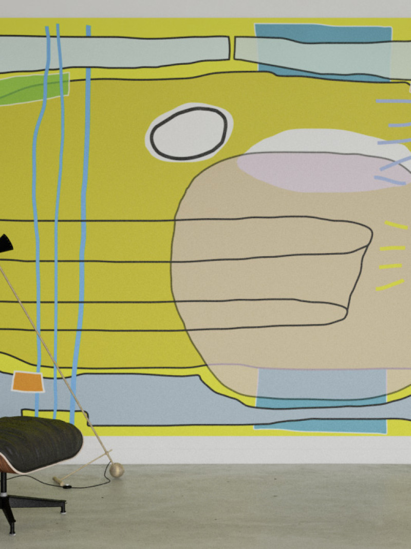 Composition 5 yellow-ocker - View 1