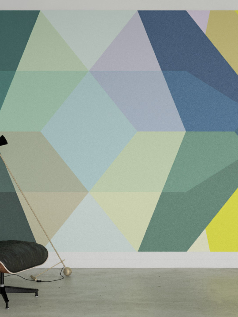 Gem Stone Kite petrol-bleu-yellow - View 1