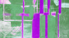 Cuboids Linedup green-violett - Thumbnail View 1
