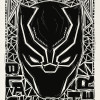 Marvel Black Panther Lino-Cut Helmet - Thumbnail View 1