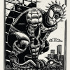 Marvel Black Panther Lino-Cut Charge - Slider Item - View 1