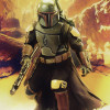 Star Wars Watercolor Boba Fett - Slider Item - View 1