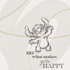Disney Lilo and Stitch Do What Makes You Happy - Thumbnail View 1
