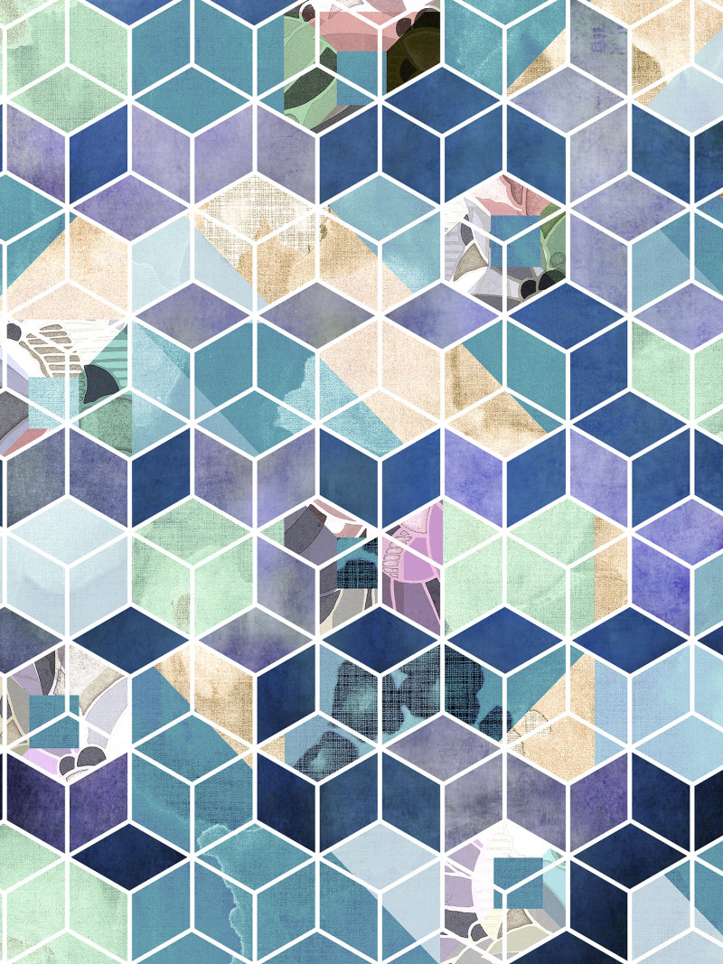 Geometric Blue - Thumbnail View 1