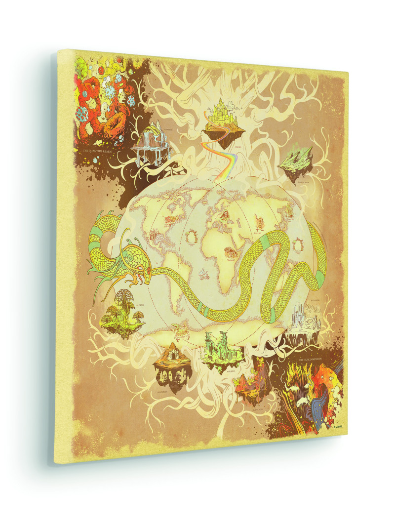 Marvel World Map - Thumbnail View 1