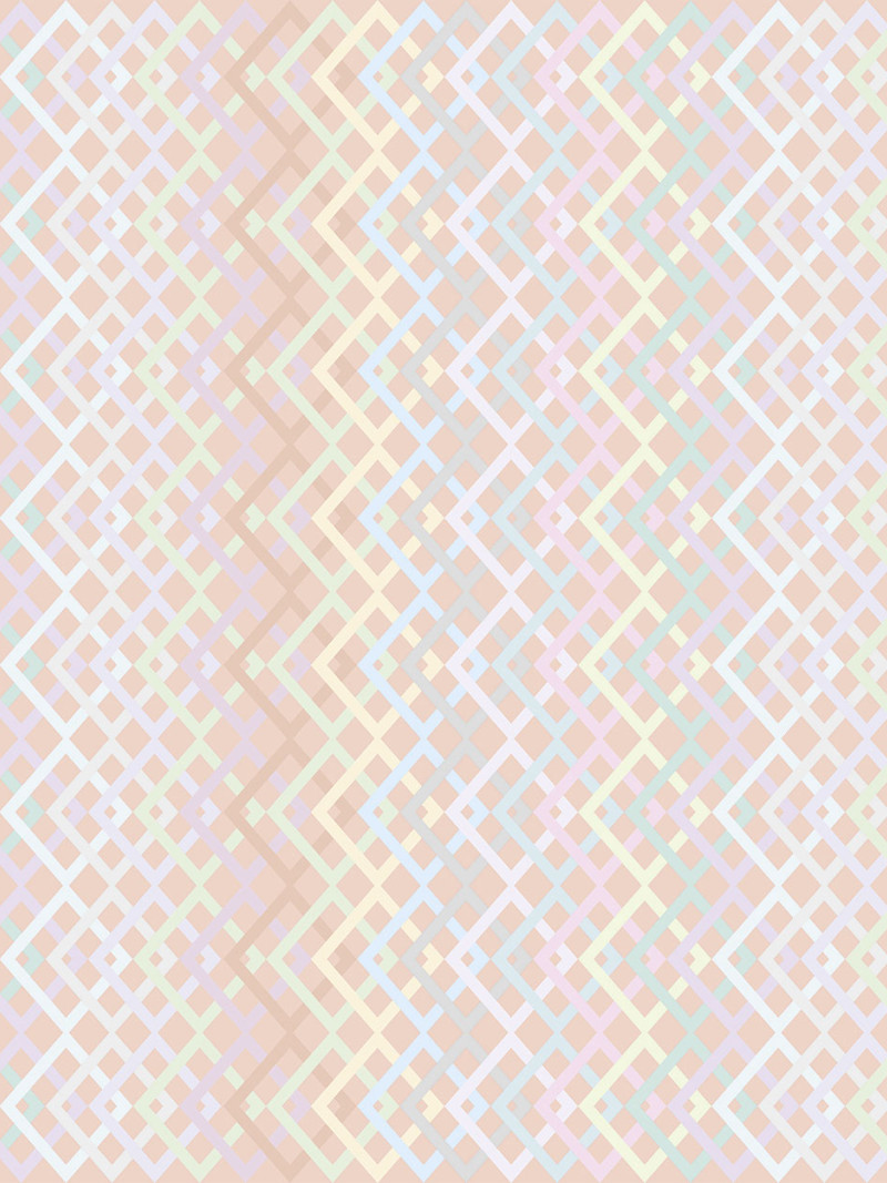 Structure Rhombus apricot-pastell - Thumbnail View 1