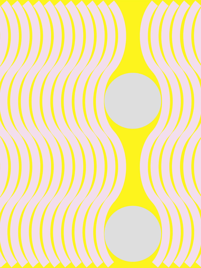 Wave yellow-rosegrey - Thumbnail View 1