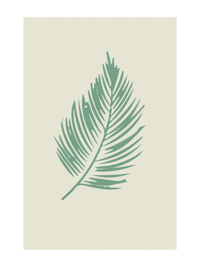Winter Tropics Black Panther Palm Leaf - Thumbnail View 1