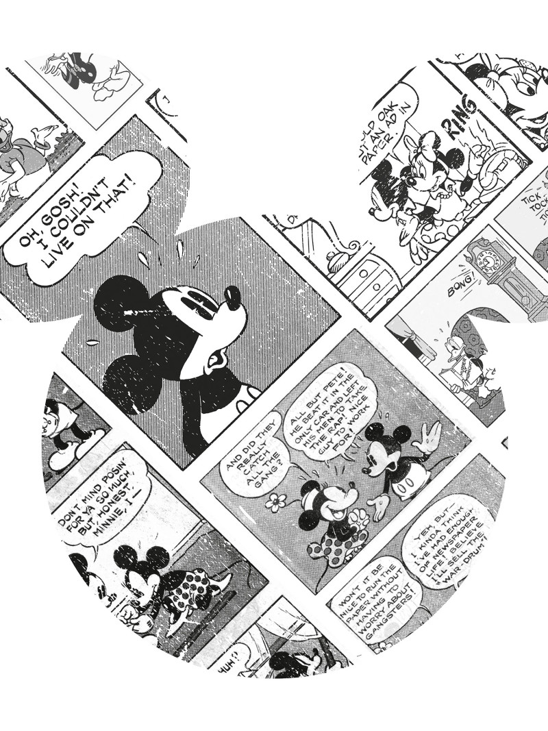 Mickey Head Comic Cartoon - Thumbnail View 1