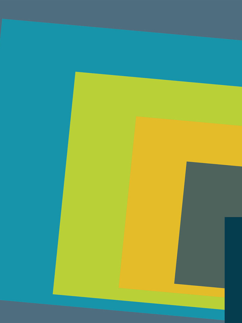 Blocking Oblique petrol-green - Thumbnail View 1