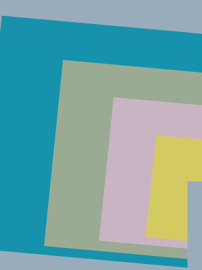 Blocking Oblique bleu-yellow - Thumbnail View 1