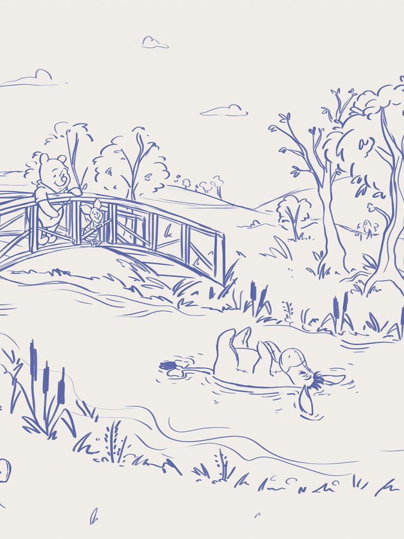 Disney Winnie the Pooh Blue Ink - Thumbnail View 1