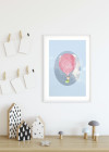 Happy Balloon Blue