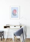 Happy Balloon Blue