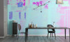Rhombus Hiding bleu-pink - View 1