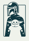 Star Wars Mandalorian The Child and Father