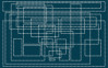 Mills Board Dashed ice-prussian - View 1