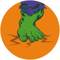 Avengers Hulk's Foot Pop Art