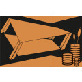 Perspective Table orange-black - Thumbnail View 1