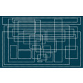 Mills Board Dashed ice-prussian - Thumbnail View 1