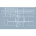 Mills Board Mondial icewhite-bleu - Thumbnail View 1