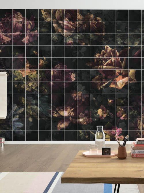 Tiles Flowers - Slider Item - View 1