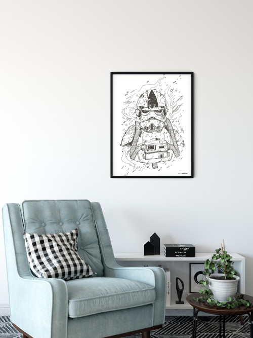 Star Wars Pilot Drawing - Slider Item - View 1
