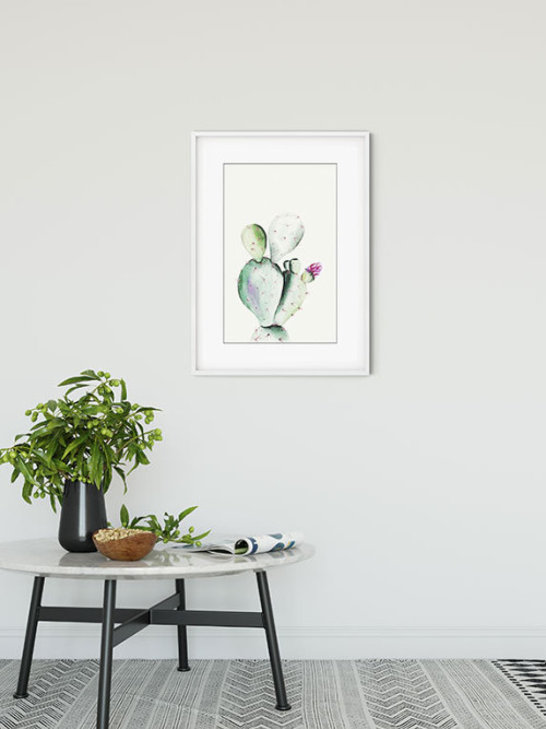 Prickly Pear Watercolor - Slider Item - View 1