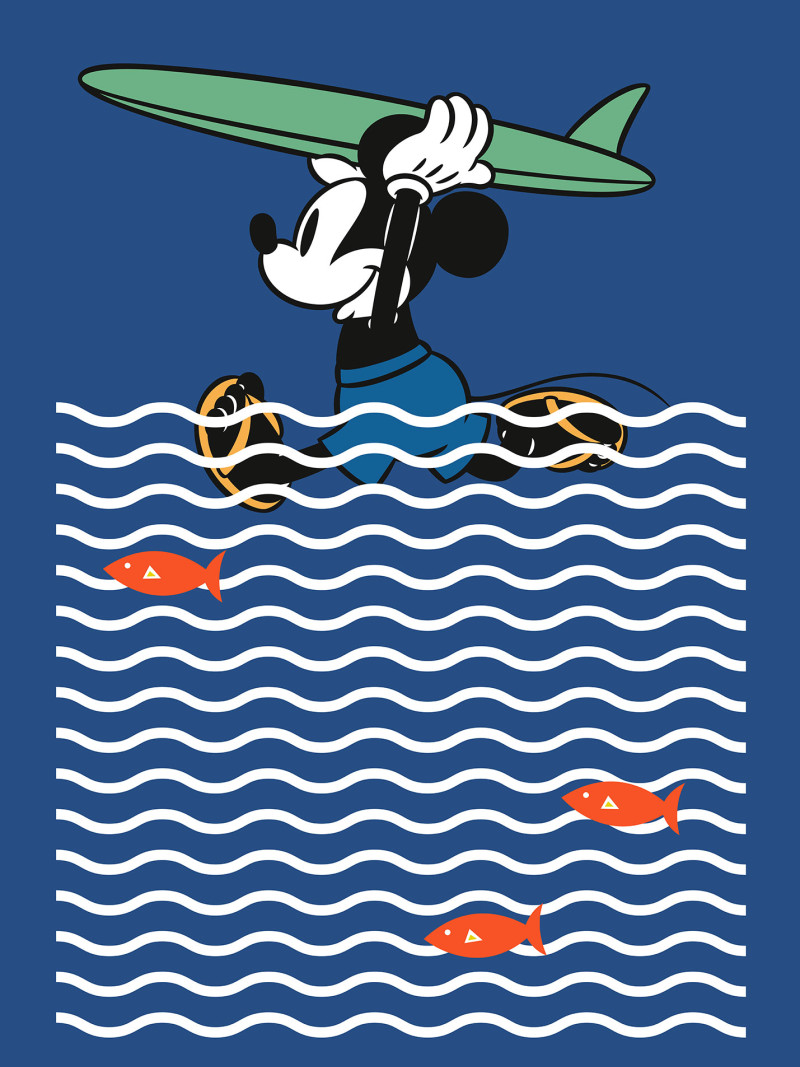 Mickey gone Surfin' - Thumbnail View 1