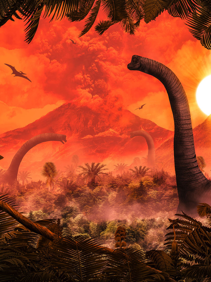 Brachiosaurus Panorama - Thumbnail View 1