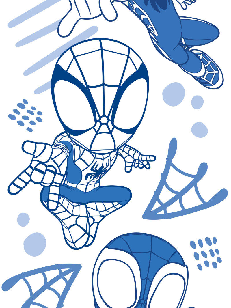 Marvel Spidey and His Amazing Friends Blue Lines - Thumbnail View 1