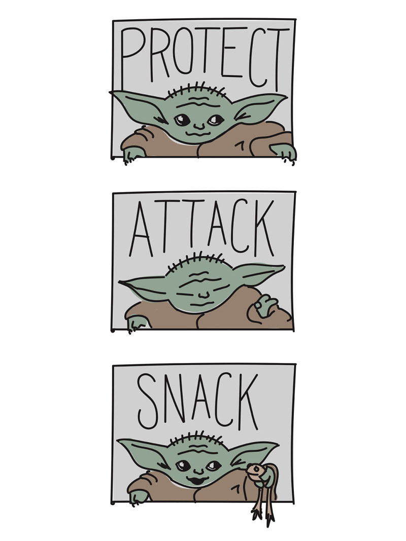 Star Wars Mandalorian The Child Protect Attack Snack - Thumbnail View 1