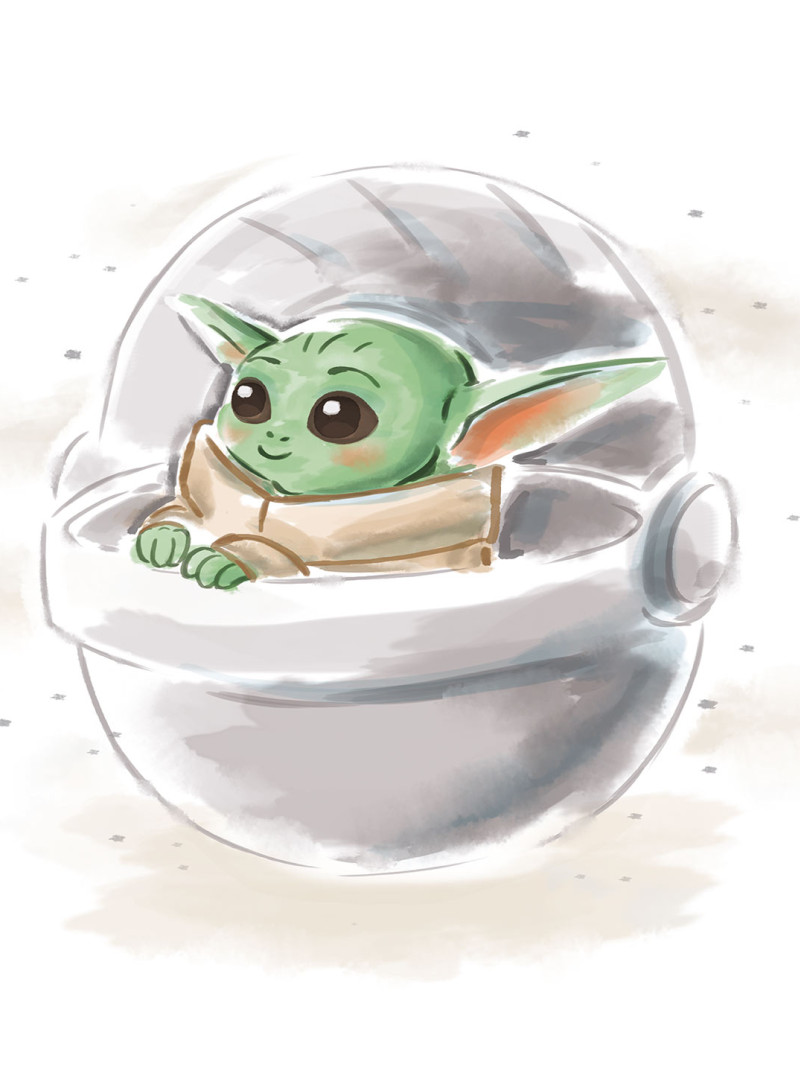 Star Wars Mandalorian The Child Sweet Color - Thumbnail View 1