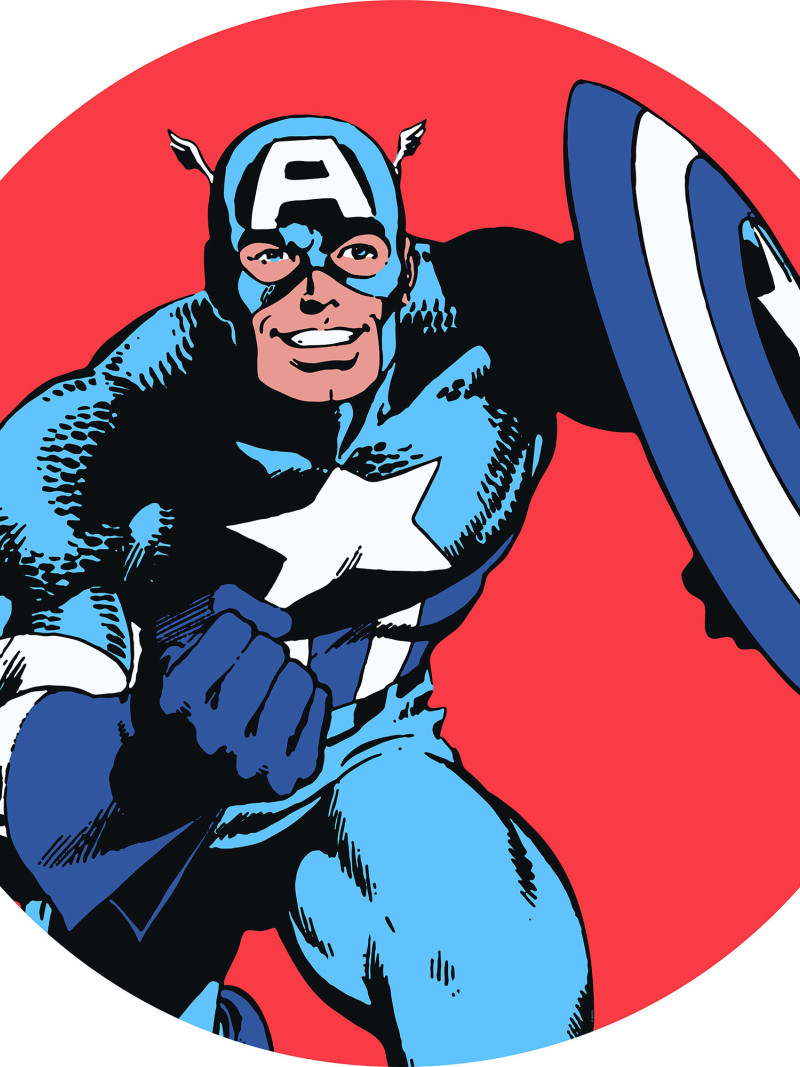 Marvel PowerUp Captain America - Thumbnail View 1