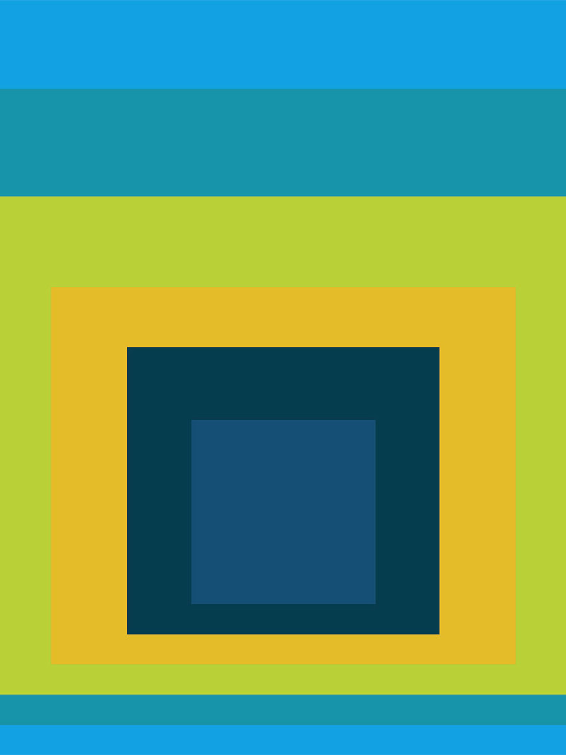 Blocking Straight cyan - Thumbnail View 1