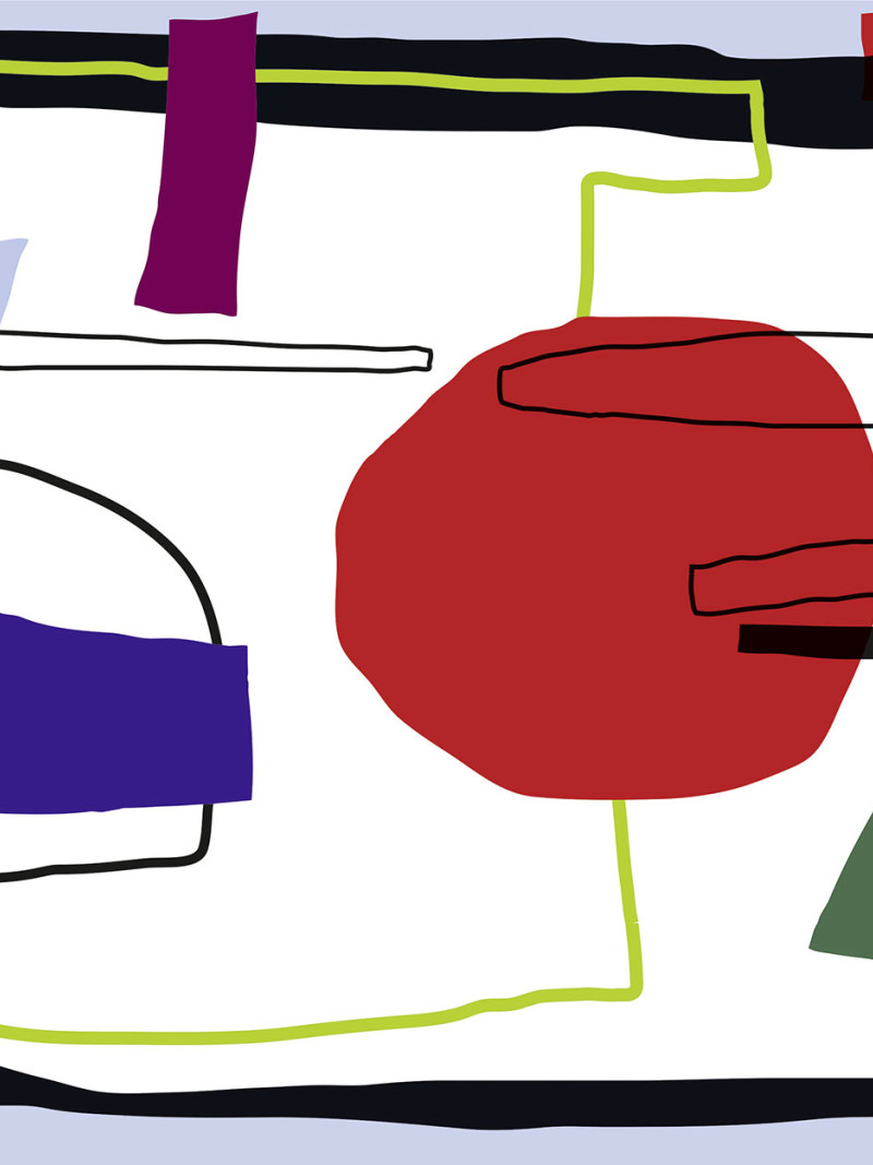 Composition 2 bleu-white - Thumbnail View 1