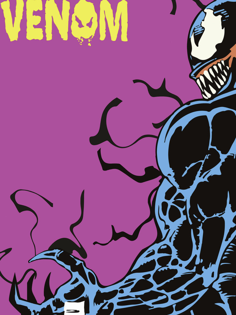 Marvel Venom Colourful Stare - Thumbnail View 1
