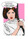 Star Wars Classic Comic Quote Leia