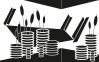 Perspektive Vases black-white - View 1