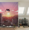 Marvel Spider-Man Swinging Through the Air - View 1