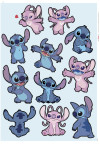 Disney Stitch and Angel Happy - View 1