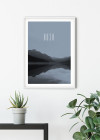 Word Lake Hush Steel