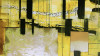 Squares Dropping grey-yellow - View 1